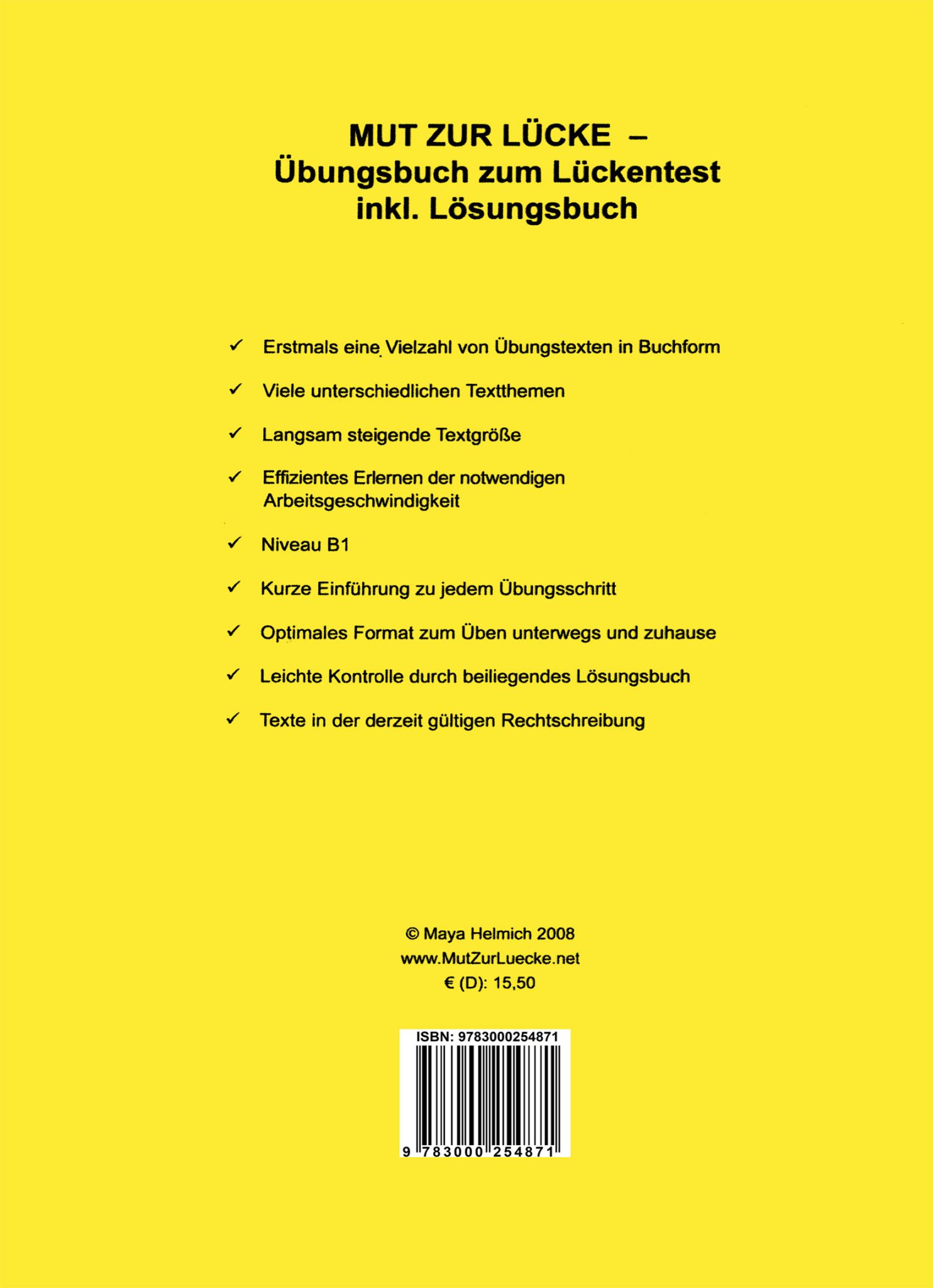 دانلود کتاب آلمانی مات زور لوک Mut zur Luecke B1