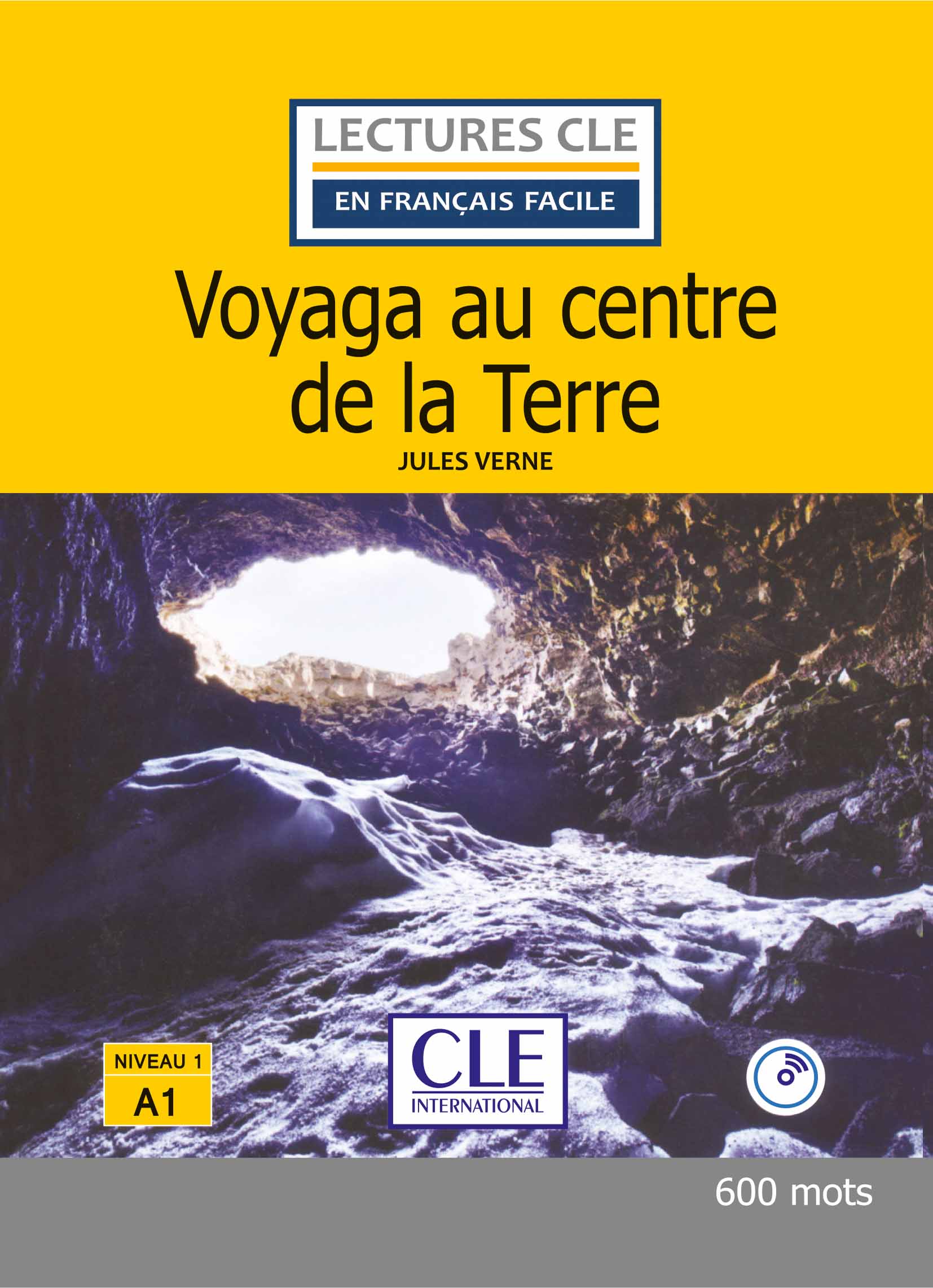 کتاب داستان ساده فرانسوی Voyage au centre de la terre Niveau 1 A1 ro