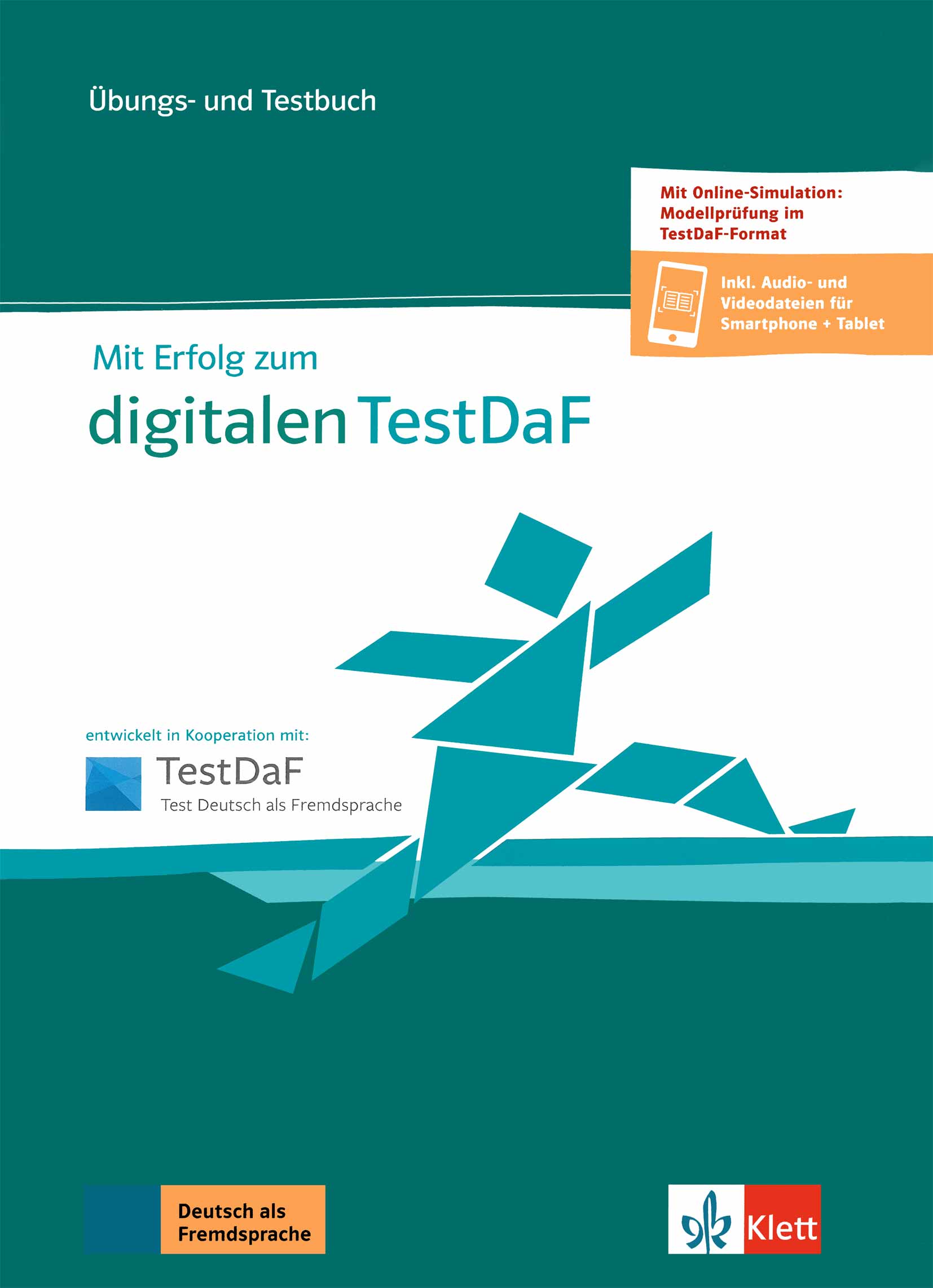 کتاب آزمون آلمانی میت ارفولگ زوم دیجیتال تست داف Mit erfolg zum digitalen TestDaf