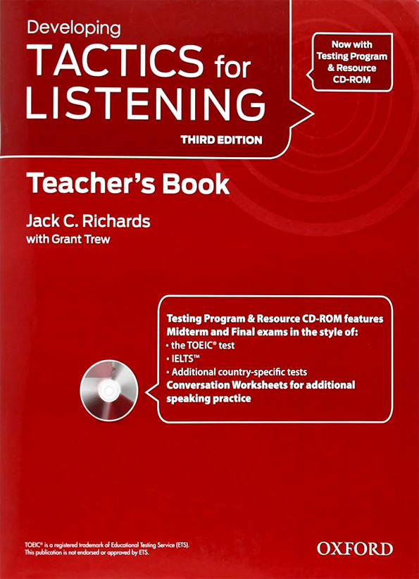 کتاب انگلیسی Developing Tactics for Listening Teachers Book 3th Edition